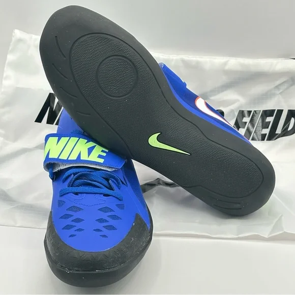 Men's Size 9 NEW Nike Zoom Rival SD 2 Racer Blue Black Throwing Shoes 685134-400 - Picture 5 of 9